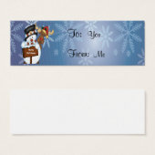 Snowman (Devant & derrière)