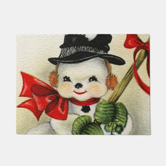 Snowman 004 deurmat (Voorkant)