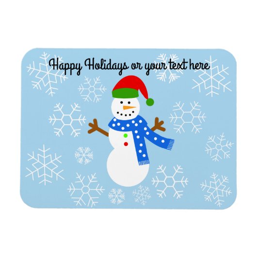 Snowman #1 Magnet Magneet (Horizontaal)