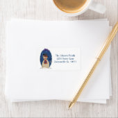 Snowman Adresetiketten Etiket (Insitu)