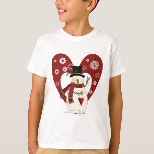 Snowman aime les T-shirts et cadeaux de neige
