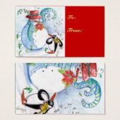 SNOWMAN AND PENGUIN'S WINTER SERENADE (Devant & derrière)
