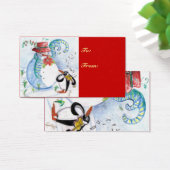 SNOWMAN AND PENGUIN'S WINTER SERENADE (Bureau)
