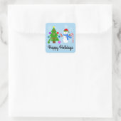 Snowman & Arbre de Noël #2 Stickers (Sac)