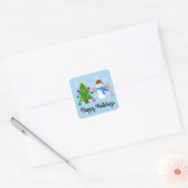 Snowman & Arbre de Noël #2 Stickers (Enveloppe)