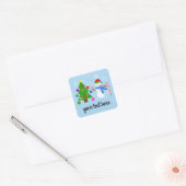 Snowman & Arbre de Noël #2 Stickers (Enveloppe)