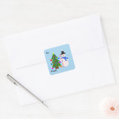 Snowman & Arbre de Noël #3-3 Stickers (Enveloppe)