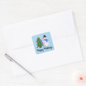 Snowman & Arbre de Noël #4-2 Stickers (Enveloppe)