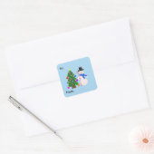 Snowman & Arbre de Noël #4-3 Stickers (Enveloppe)