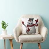 Snowman avec Coussin Red Scarf (Chaise)
