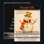 Snowman avec Top Hat Christmas Party Invitation<br><div class="desc">C'est la saison pour une fête et chaque année la vôtre est la meilleure! Découvrez cette belle invitation Snowman Party et entrez dans l'esprit pour divertir! Cette carte saura surement éveiller votre invité quand il le reçoit parce que c'est un sentiment d'une gentillesse avec une ambiance invitante. Cette carte leur...</div>