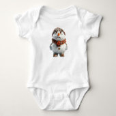 Snowman Baby Bodysuit (Voorkant)