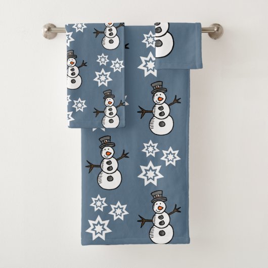 Snowman Bad Handdoek (Insitu)