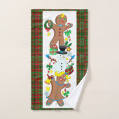 snowman bad handdoek (Handdoek)