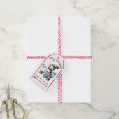 Snowman badkamer Kerst labels Cadeaulabel (Met Touw)