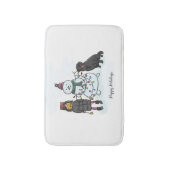 Snowman Badmat (Voorkant Verticaal)