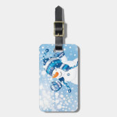 Snowman Bagagelabel (Voorkant verticaal)