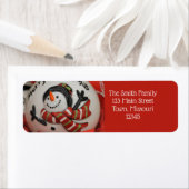 Snowman ball etiket (Insitu)