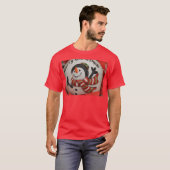 Snowman ball t-shirt (Voorkant volledig)