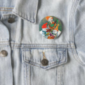 Snowman Band Ronde Button 5,7 Cm (In situ)