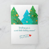 Snowman banketbakker Kerst ambachtelijke taart Feestdagen Kaart (Binnen)