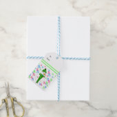 Snowman Bgloebels Cadeaulabel (Met Touw)