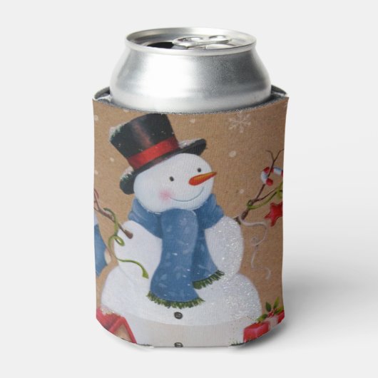 Snowman Blikjeskoeler (Blikje Voorkant)