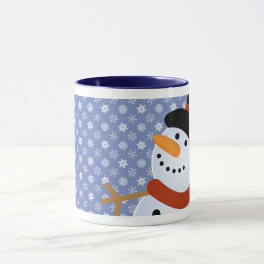 Snowman Blizzard Holiday Mok (Midden)
