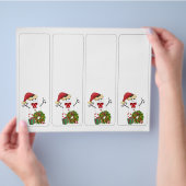 Snowman Book Marker Flyer (Hand)