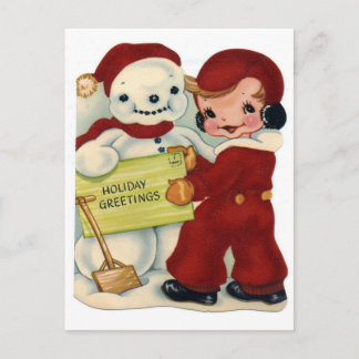 Snowman Briefkaart