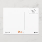 Snowman Briefkaart (Achterkant)