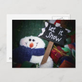 snowman briefkaart (Voorkant / Achterkant)