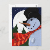 SNOWMAN BRIEFKAART (Voorkant / Achterkant)