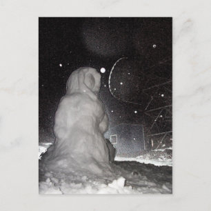 snowman briefkaart