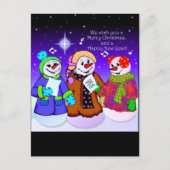 Snowman Briefkaarten (Voorkant)