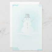 Snowman Briefpapier (Voorkant / Achterkant)