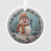 Snowman brodé (devant)