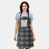 Snowman Buffalo a effectué Noël | Tablier gris (Porté)