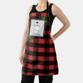 Snowman Buffalo a effectué Noël | Tablier rouge no (Insitu)