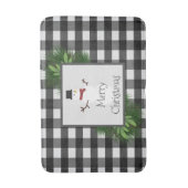 Snowman Buffalo Pset Bath Mat (Voorkant Verticaal)