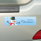 Snowman Bumpersticker (Op auto)
