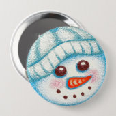 Snowman Button (Voorkant /achterkant)