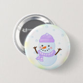 Snowman Button (Voorkant /achterkant)
