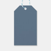 Snowman Cadeaulabel (Achterkant)