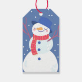 Snowman Cadeaulabel (Achterkant)