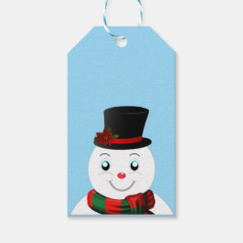 snowman cadeaulabel