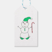 Snowman Cadeaulabel (Voorkant)