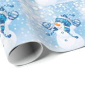 Snowman Cadeaupapier (Rol Hoek)