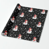 Snowman Cadeaupapier (Uitgerold)