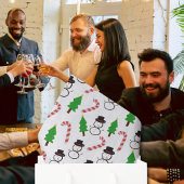 Snowman Candy Cane Christmas Tree Tissuepapier